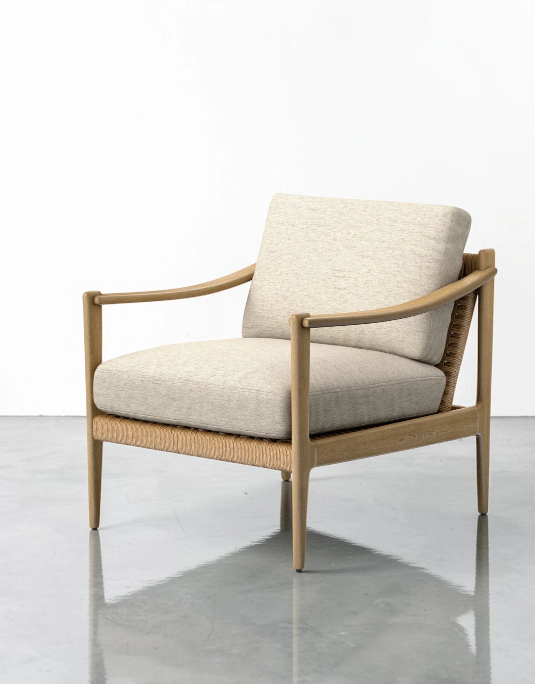 Sorran Oak Lounge Chair