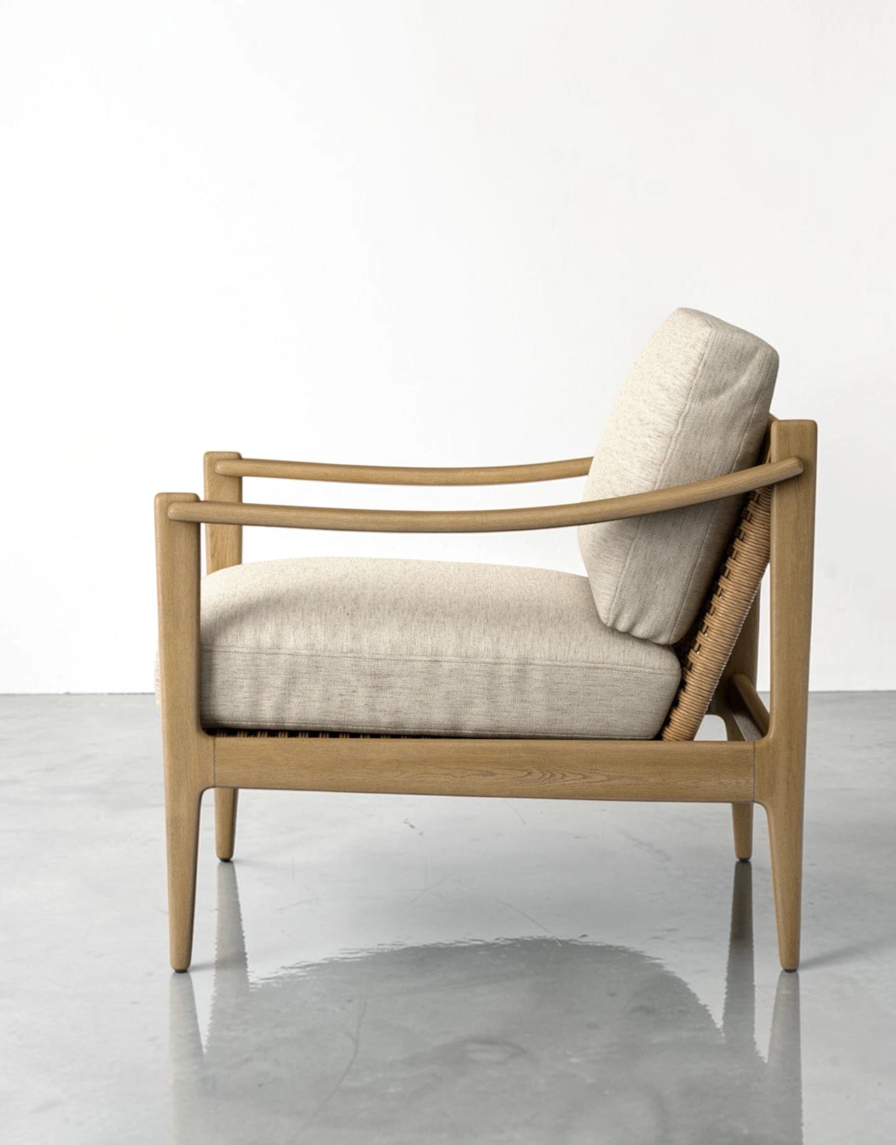 Sorran Oak Lounge Chair
