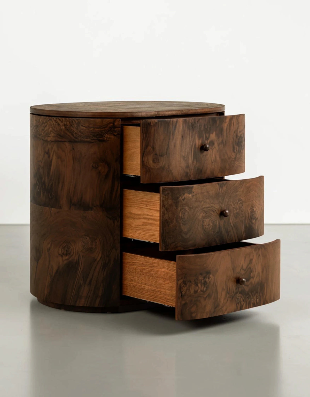 Maris Burl Nightstand