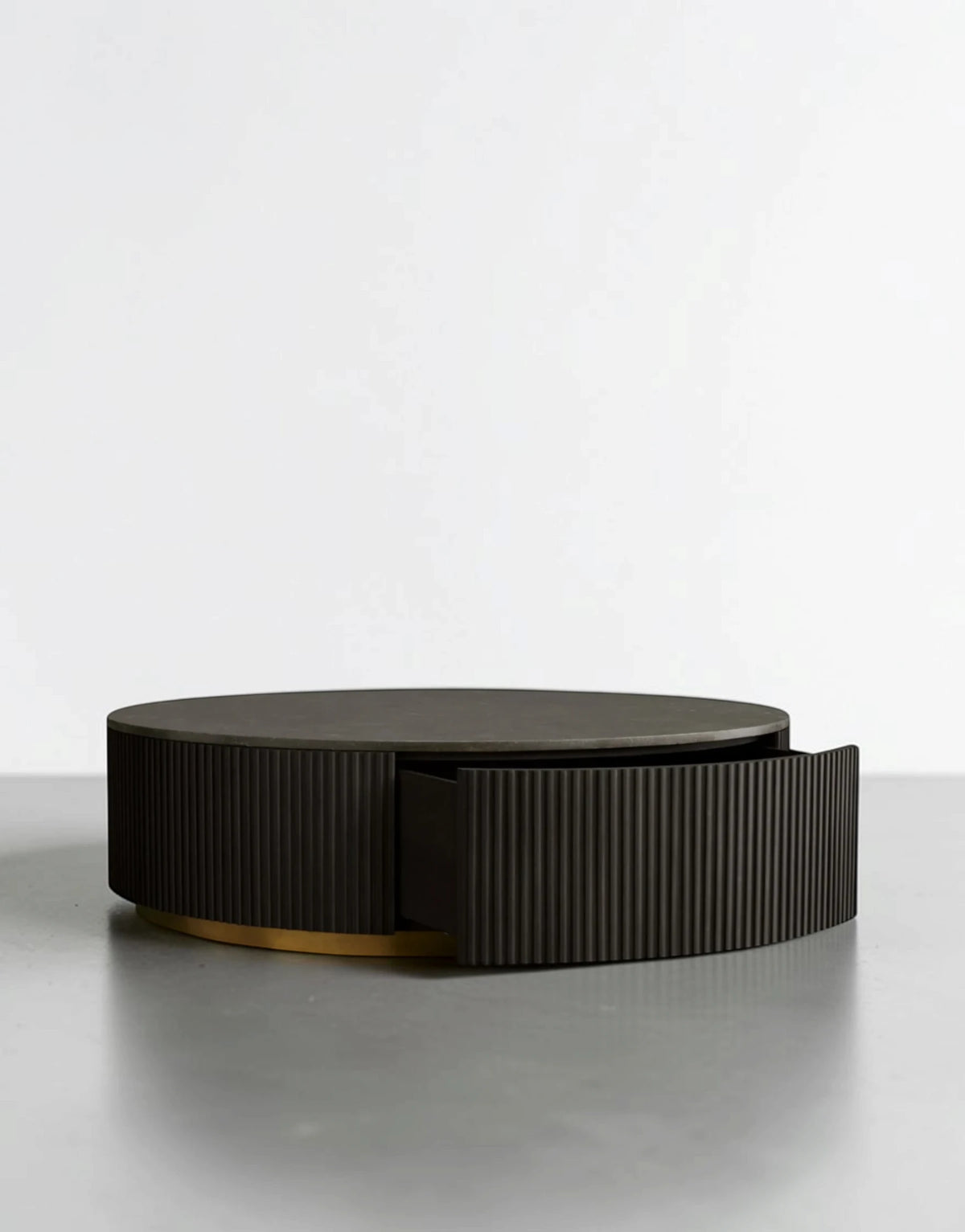 Finnely Round Storage Coffee Table