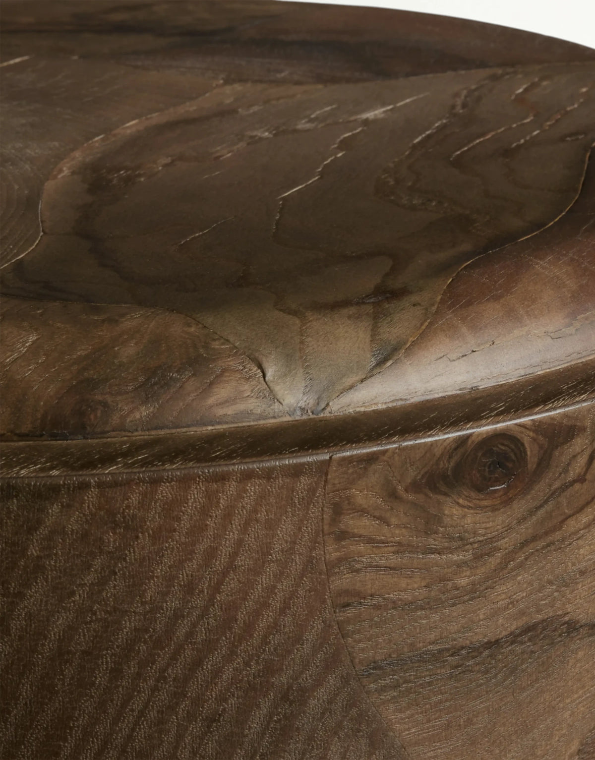 Polenza Round Plinth End Table