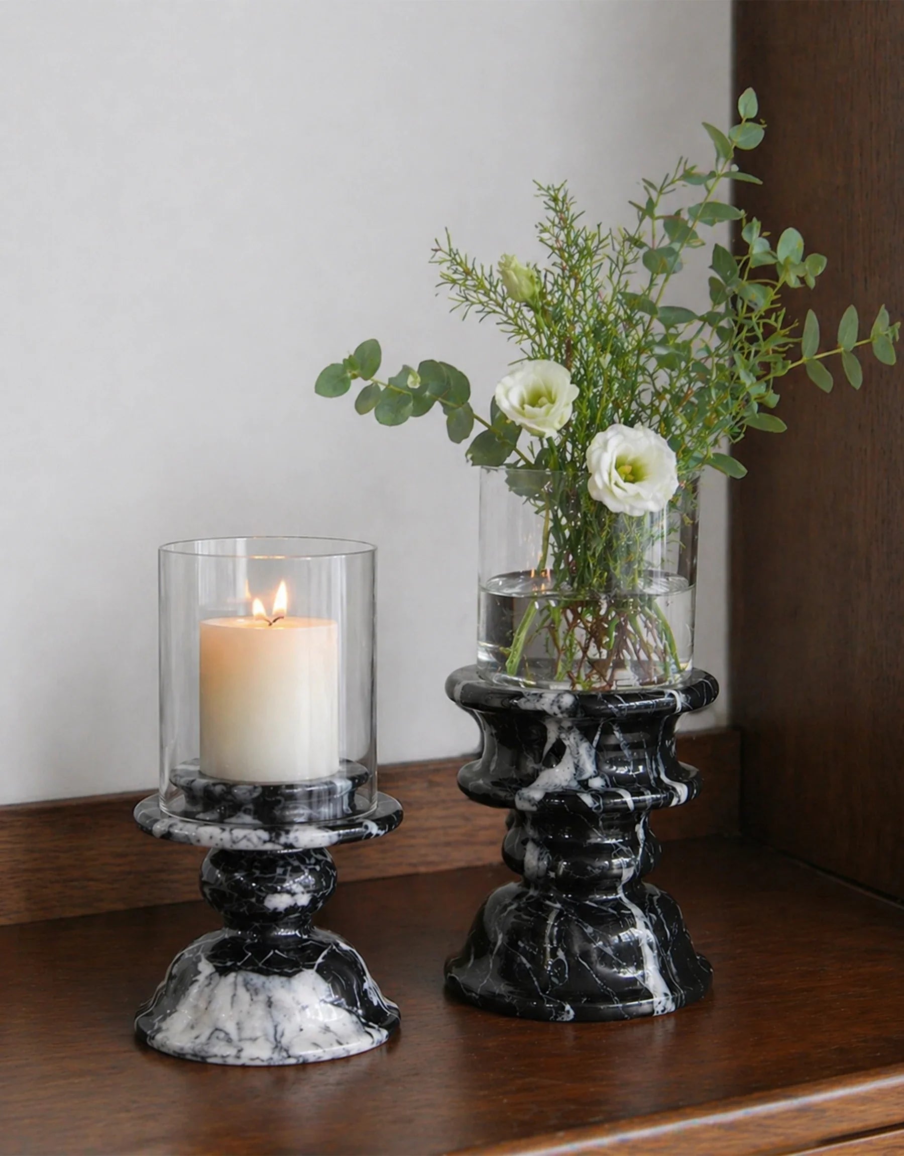 Altan Marble Candle Holder & Vase