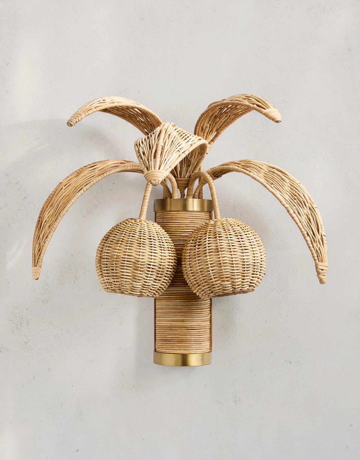 Breakmere Rattan Sconce