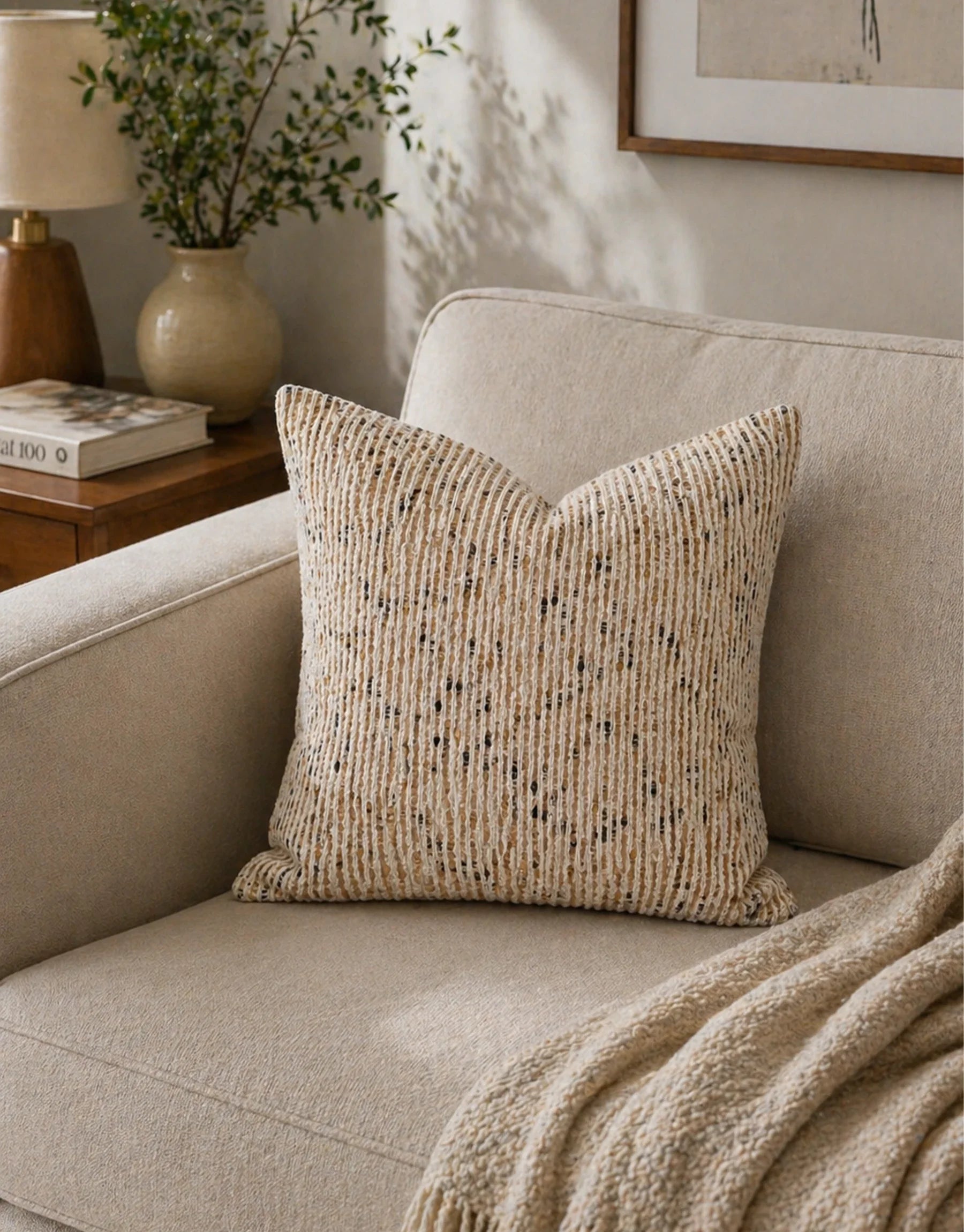 Sonali Abstract Print Throw Pillow