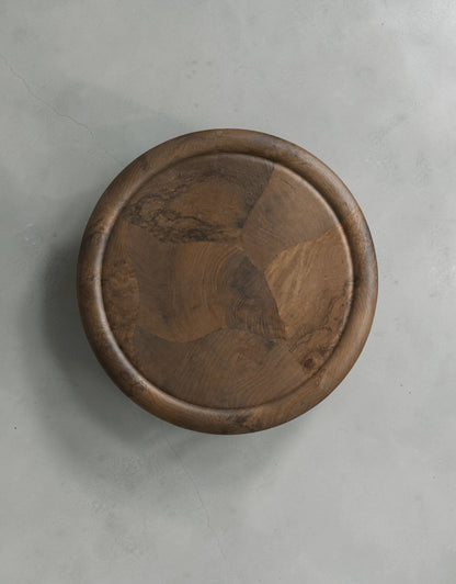 Polenza Round Plinth End Table