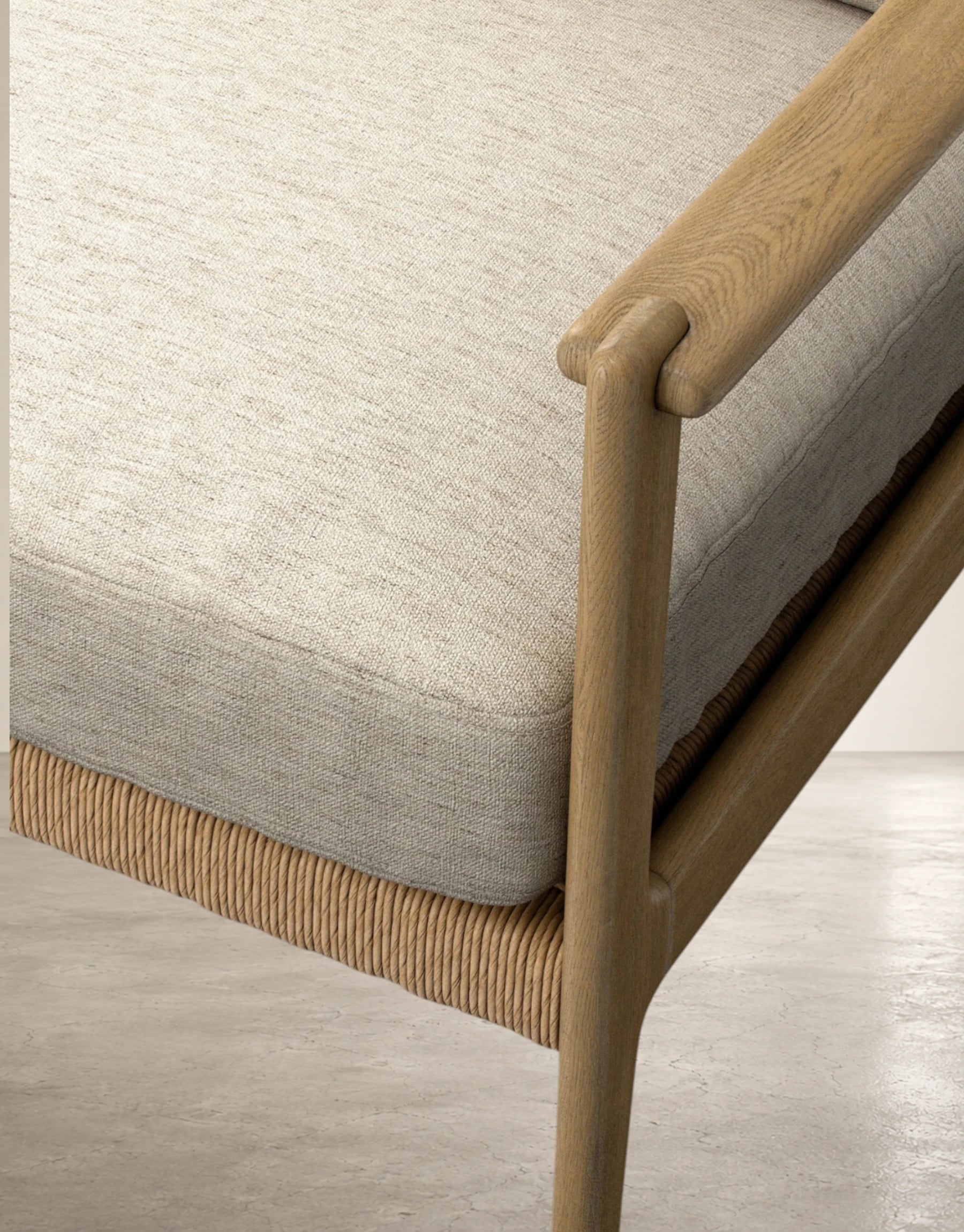 Sorran Oak Lounge Chair