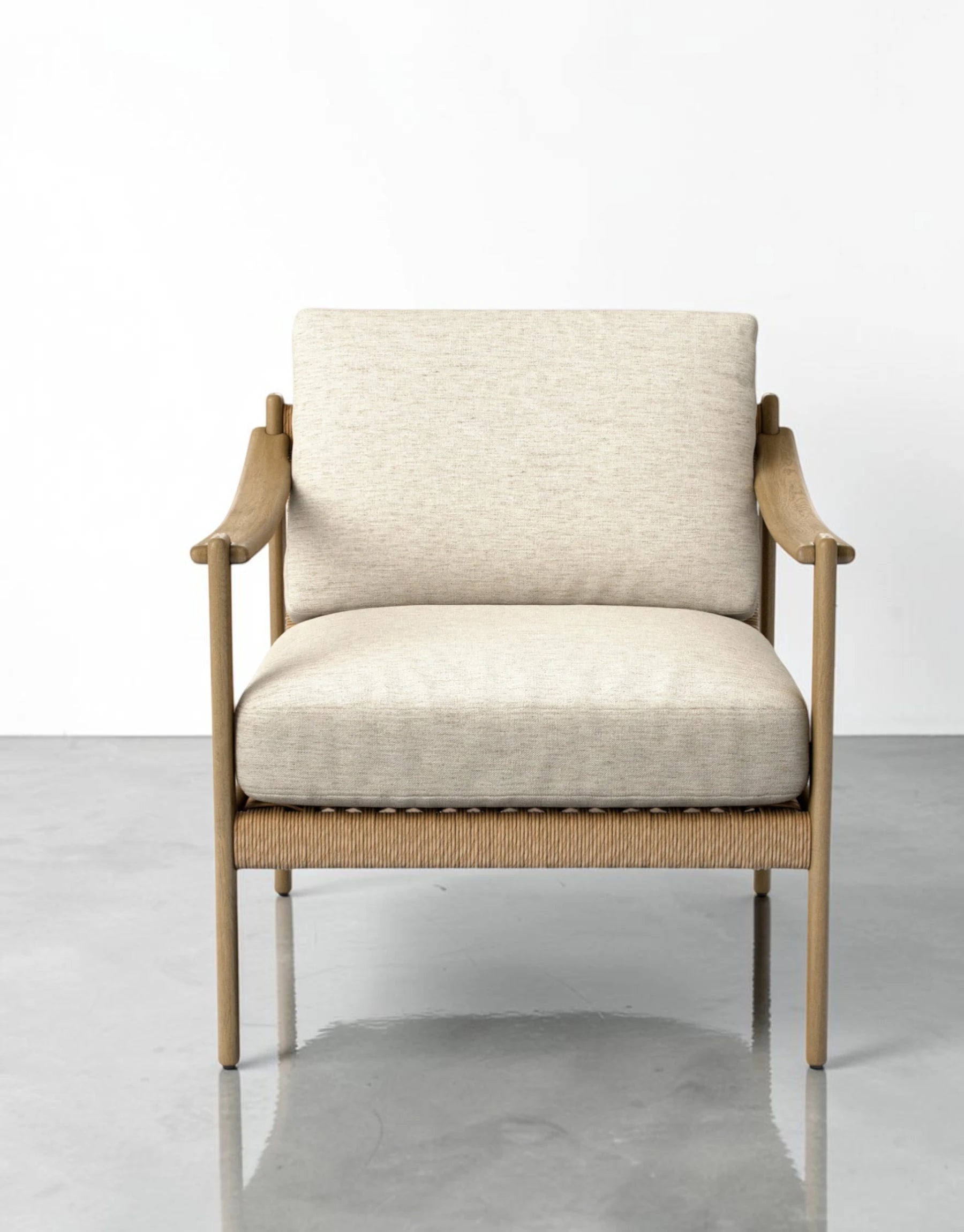 Sorran Oak Lounge Chair
