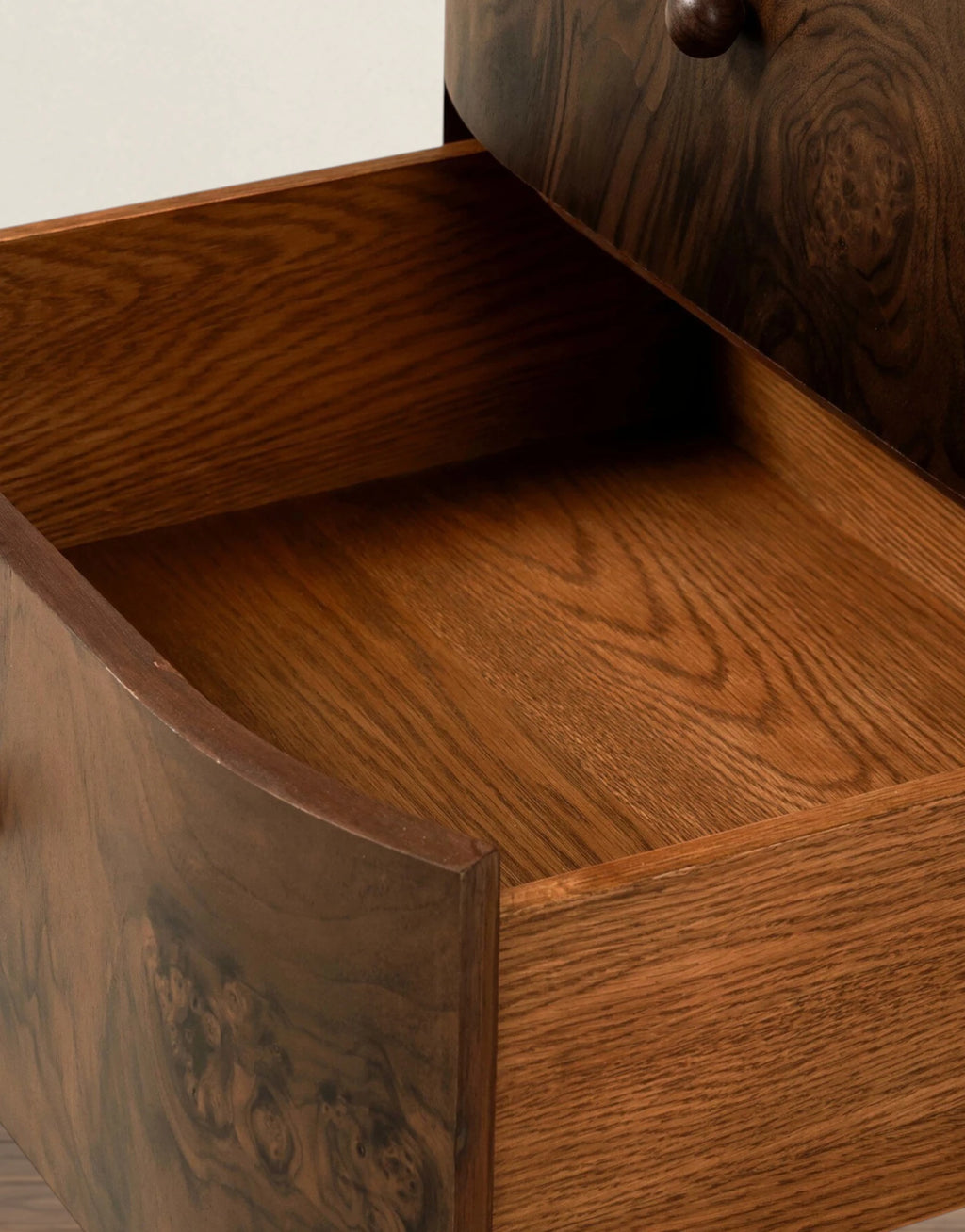 Maris Burl Nightstand