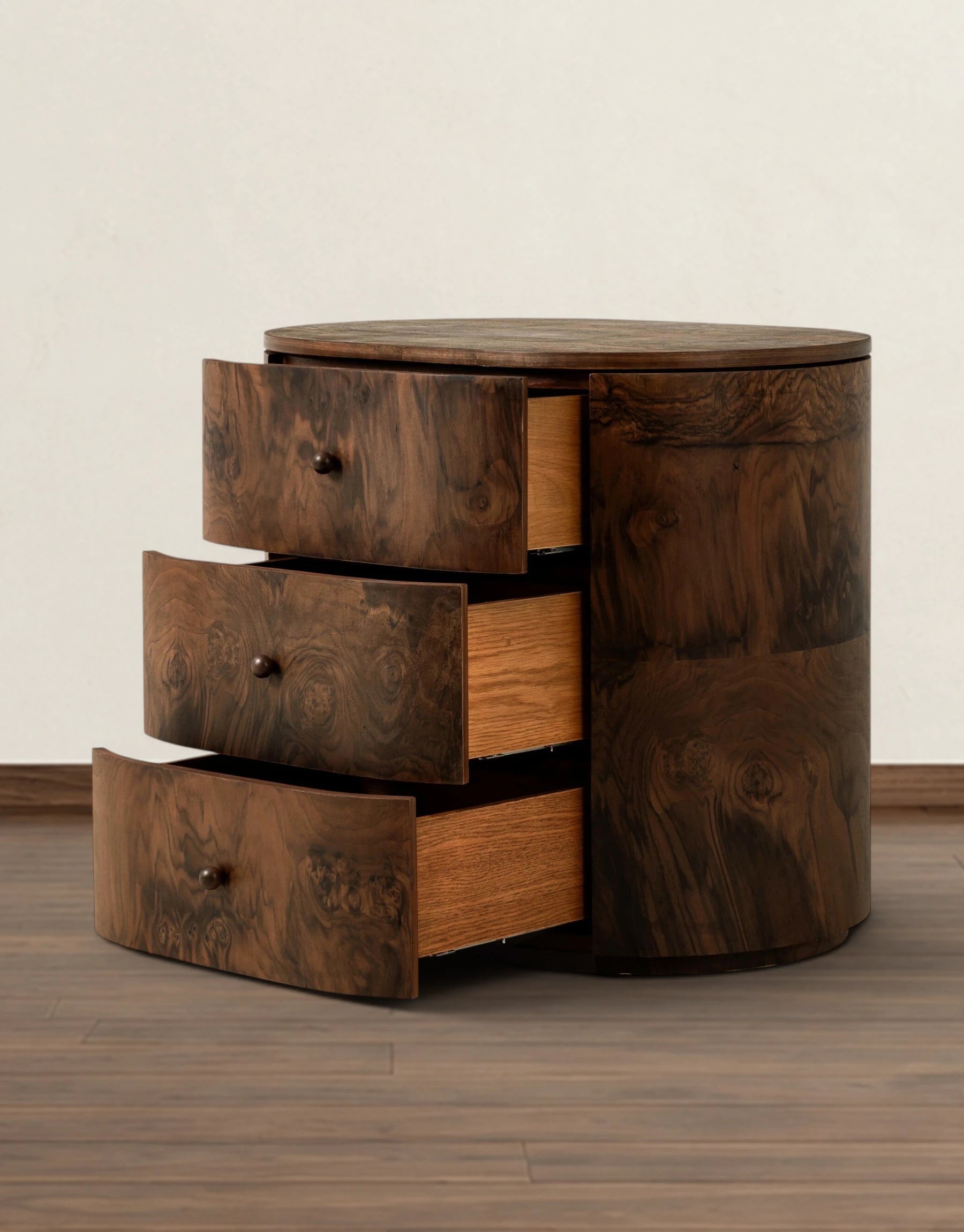 Maris Burl Nightstand