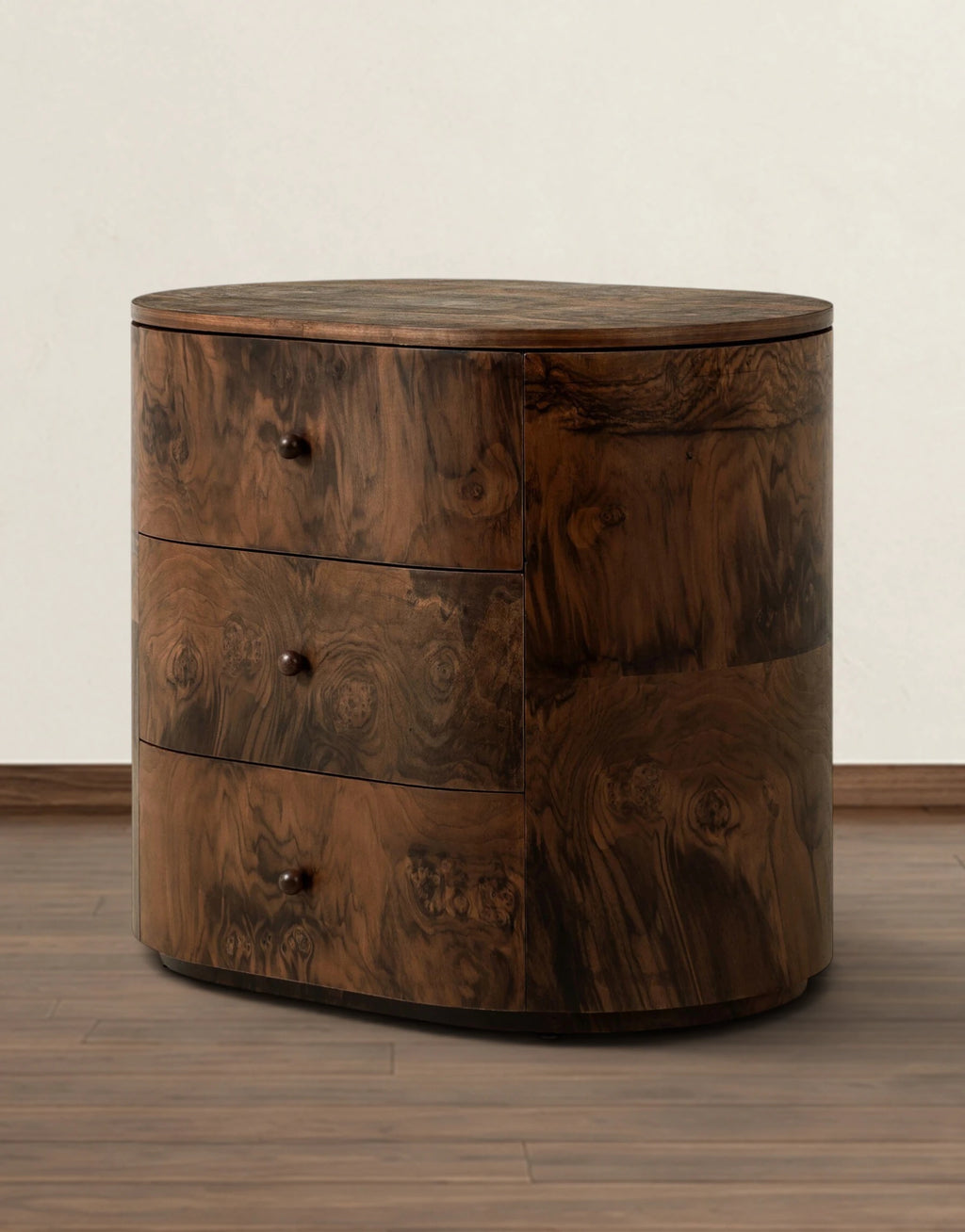 Maris Burl Nightstand