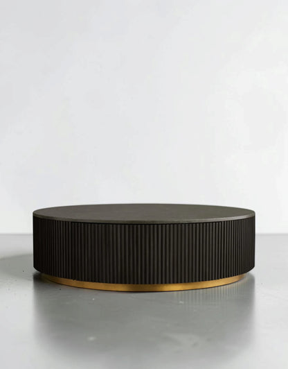 Finnely Round Storage Coffee Table