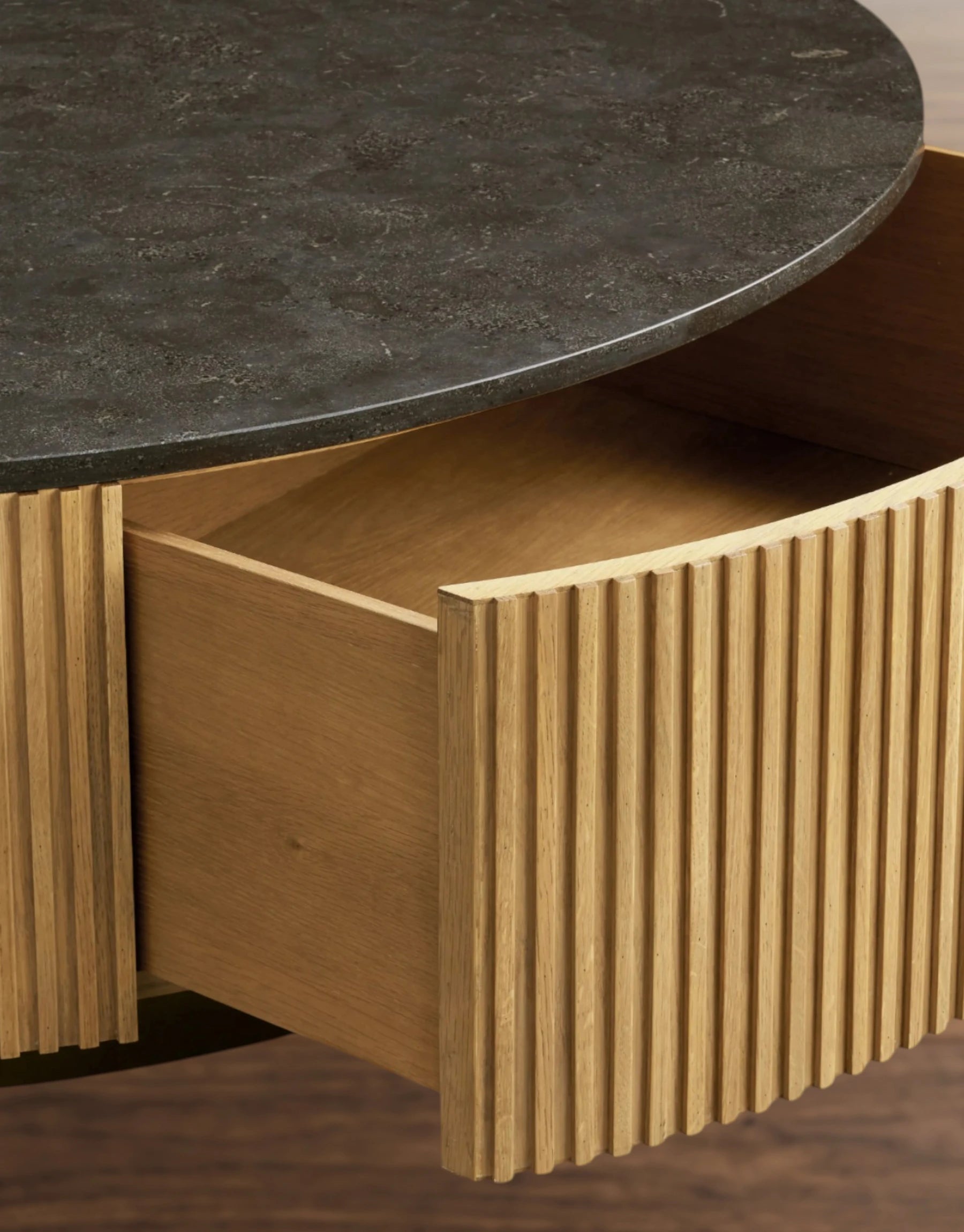 Avelor Round Storage Coffee Table