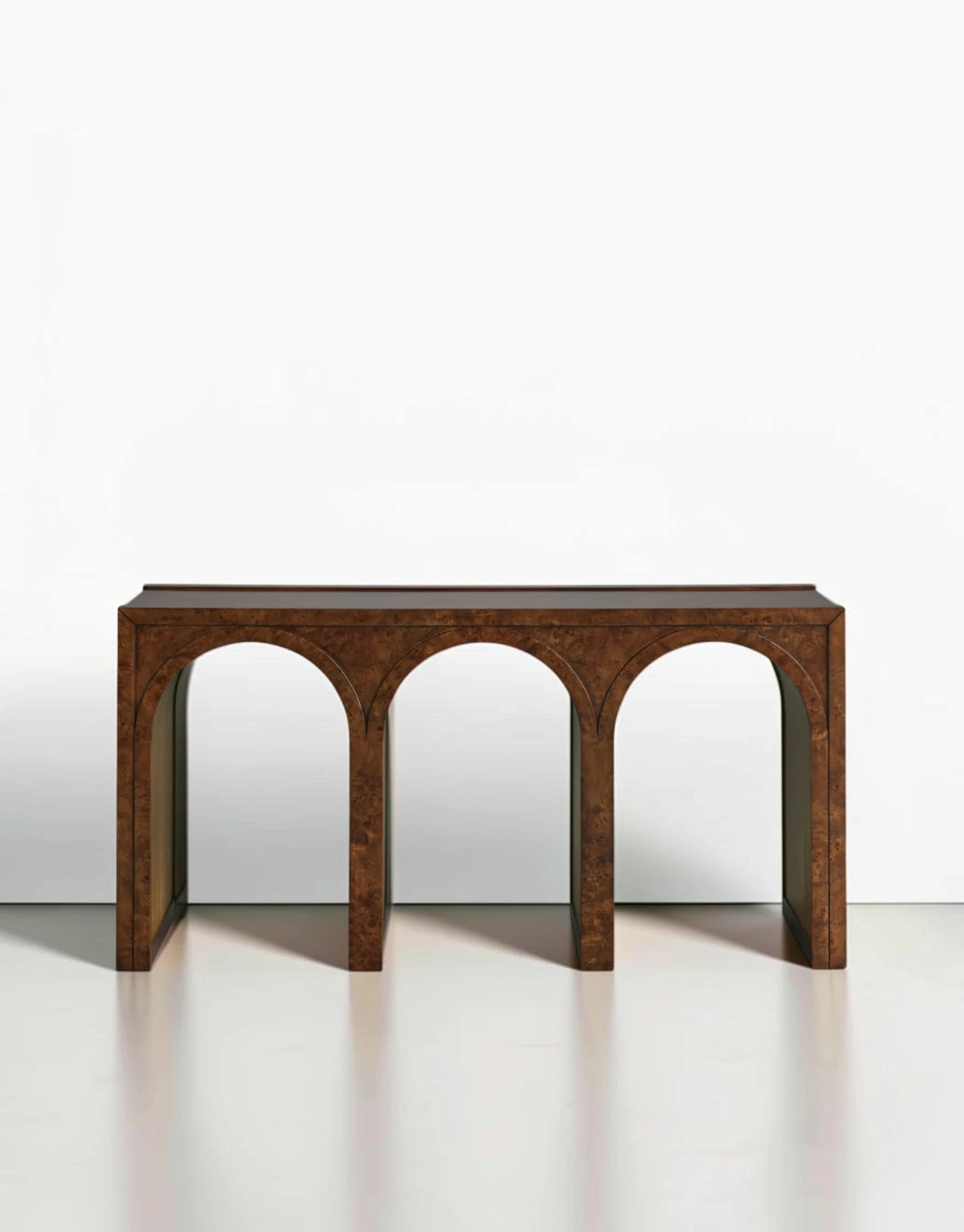 Hettly Burl Console Table