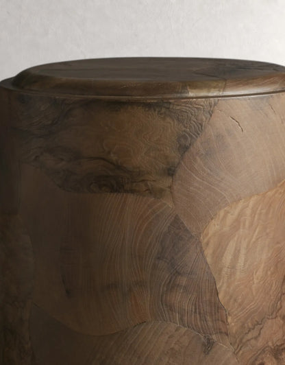 Polenza Round Plinth End Table