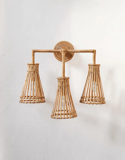 Cascaire Rattan Sconce