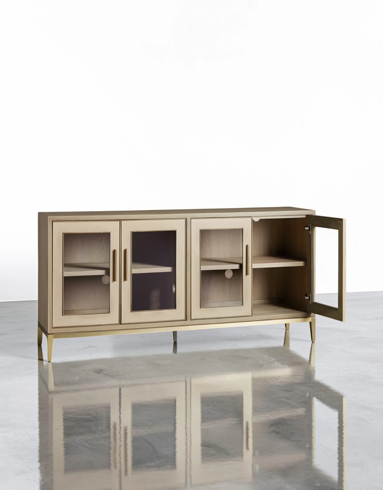 Velmont Sideboard with Glass Doors