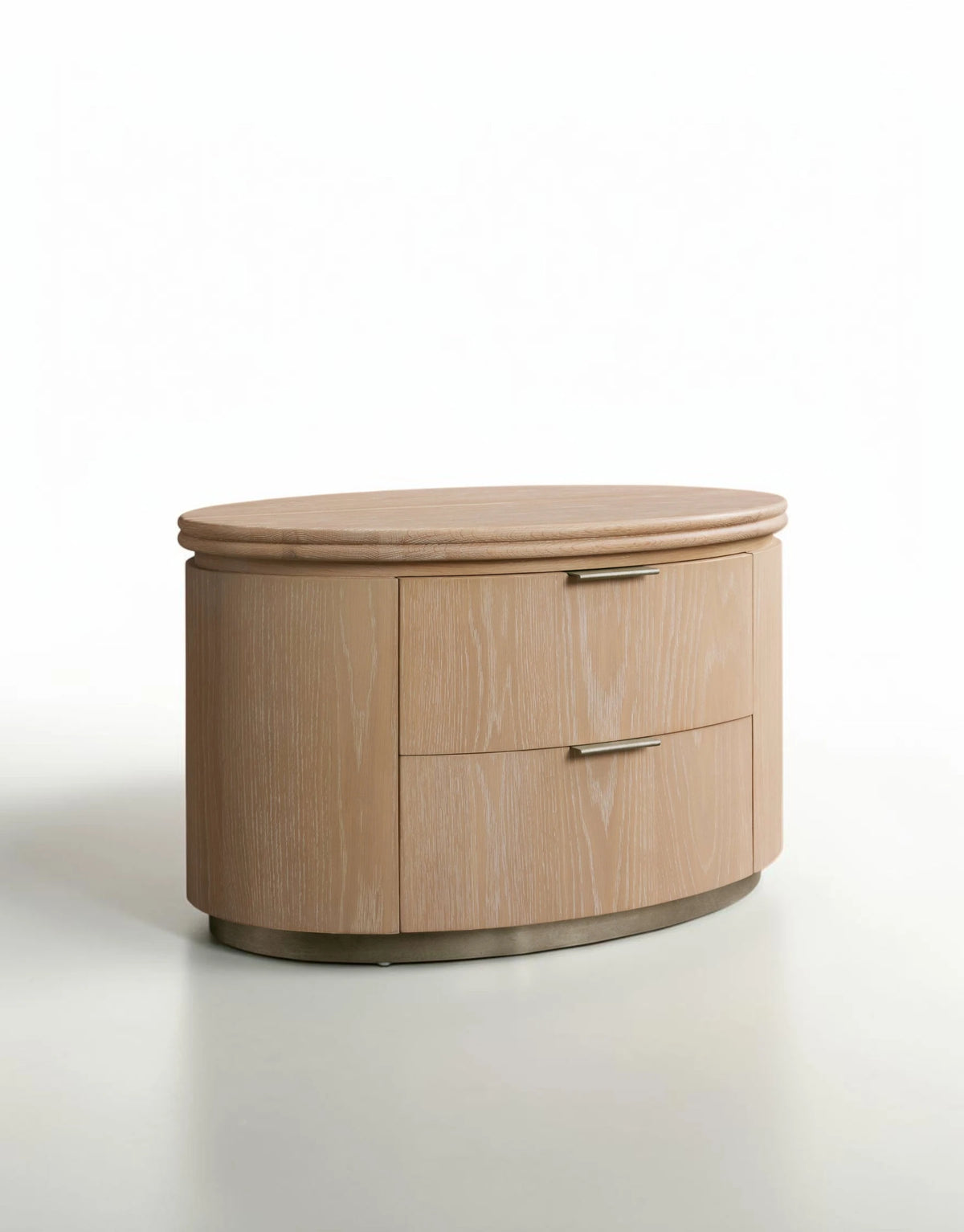 Corwin Wood Oval Nightstand