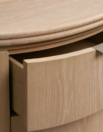 Corwin Wood Oval Nightstand