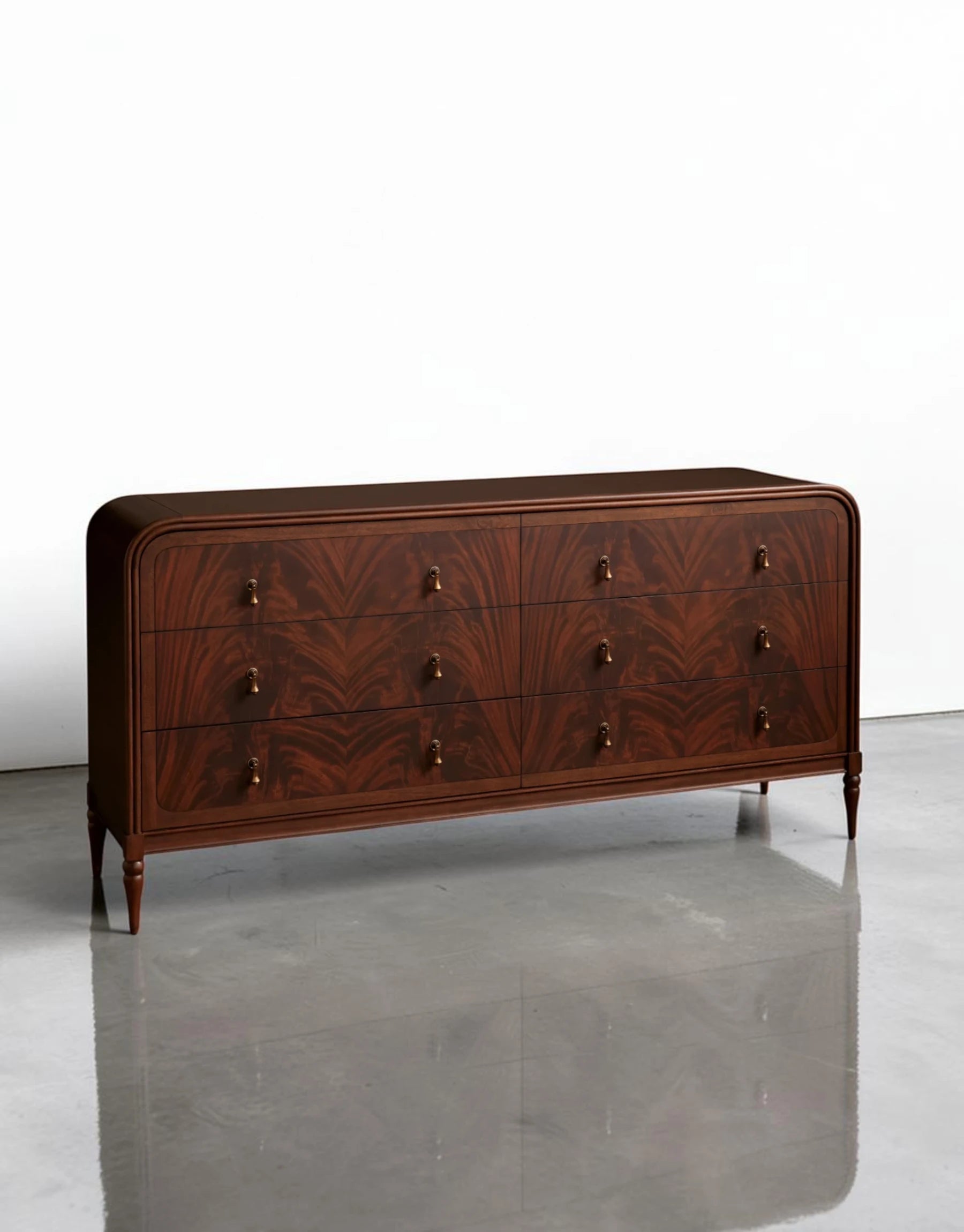 Aurek Six-Drawer Dresser