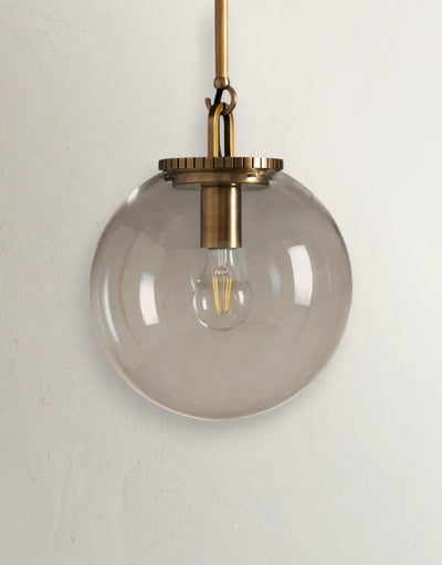 Hartwell Globe Pendant with Rod
