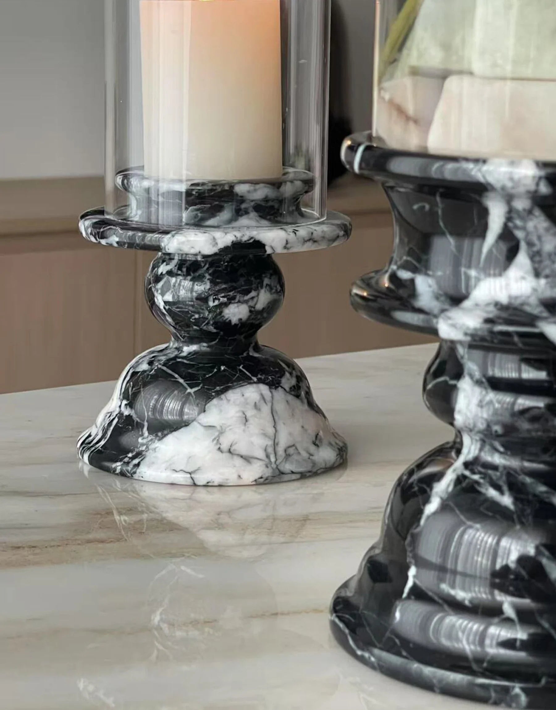 Altan Marble Candle Holder & Vase