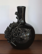 Contera Floral Relief Ceramic Vase