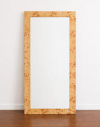 Divya Burl Wood Floor Mirror