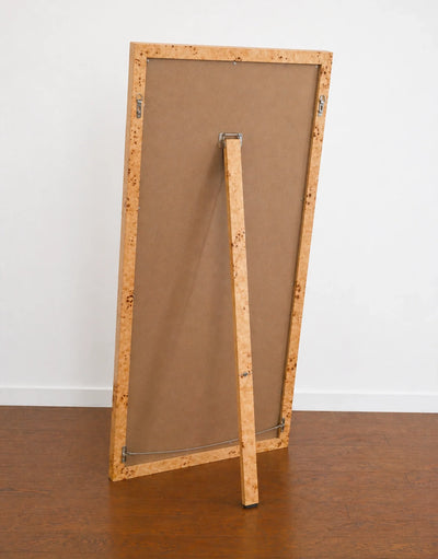 Divya Burl Wood Floor Mirror