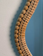 Jantar Handwoven Rattan Wall Mirror