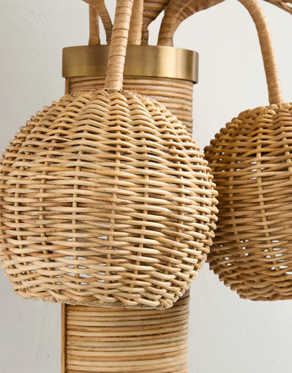 Breakmere Rattan Sconce