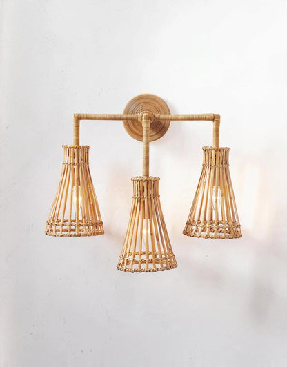 Cascaire Rattan Sconce