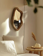 Lydia Handwoven Rattan Wall Mirror