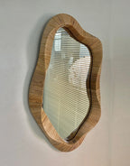 Lydia Handwoven Rattan Wall Mirror