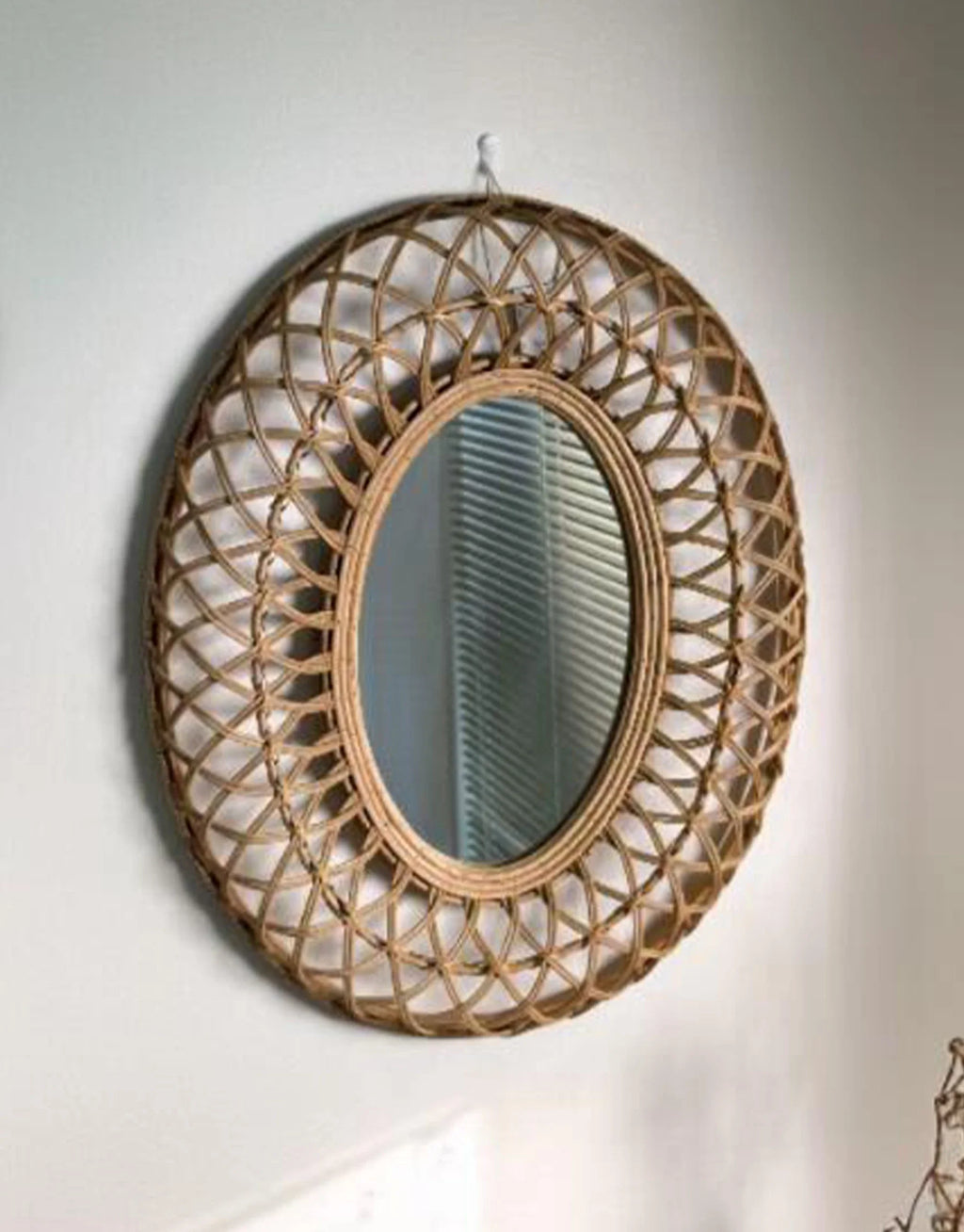 Thierry Round Rattan Wall Mirror