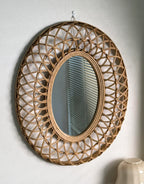 Thierry Round Rattan Wall Mirror