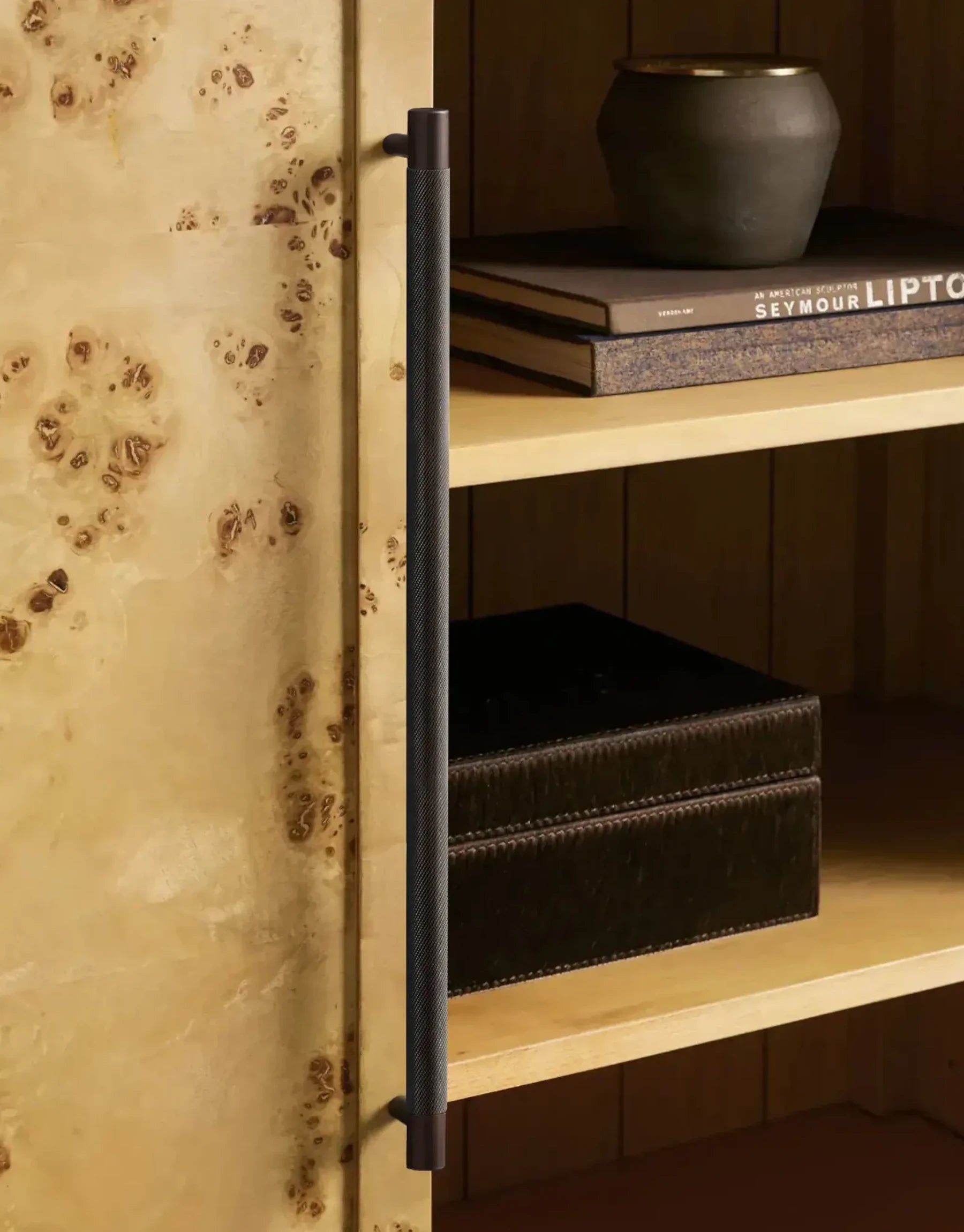 Hottly Burl Cabinet